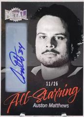 Auston Matthews [Autograph] #AS-2 Hockey Cards 2022 Skybox Metal Universe All Starring Prices