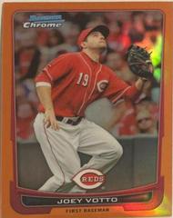 Joey Votto [Orange Refractor] #54 Baseball Cards 2012 Bowman Chrome Prices