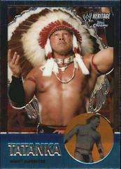 Tatanka #4 Wrestling Cards 2007 Topps Heritage II Chrome WWE Prices