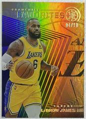 LeBron James [Gold] #15 Basketball Cards 2021 Panini Illusions Franchise Favorites Prices