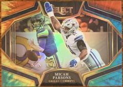 Micah Parsons [Tie Dye] #SS-23 Football Cards 2022 Panini Select Snapshots Prices