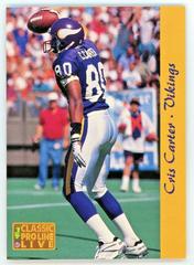 Cris Carter Football Cards 1993 Pro Line Live Prices
