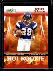 Adrian Peterson [Red Zone] #HR-3 Football Cards 2007 Panini Score Hot Rookie Prices
