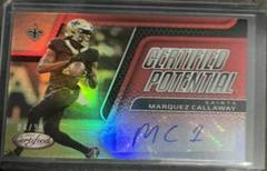 Marquez Callaway [Red] #CPS-MCA Football Cards 2022 Panini Certified Potential Signatures Prices