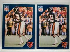 vs. Washington Redskins Football Cards 1988 Walter Payton Commemorative Prices