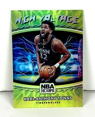 Karl Anthony Towns Basketball Cards 2021 Panini Hoops High Voltage Prices
