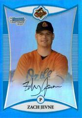 Zach Jevne Baseball Cards 2008 Bowman Chrome Prospects Prices