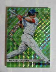 Rafael Devers [Green Mosaic] #55 Baseball Cards 2018 Panini Chronicles Spectra Prices