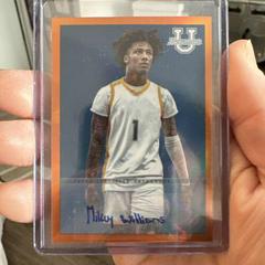 Mikey Williams [Autograph Orange] #09B-11 Basketball Cards 2022 Bowman Chrome University 2009 Prices