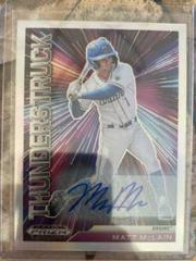 Matt McLain [Autograph Silver Prizm] #T-MM Baseball Cards 2021 Panini Prizm Draft Picks Thunderstruck Prices