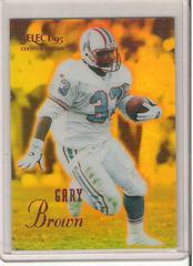 Gary Brown [Mirror Gold] Football Cards 1995 Panini Select Certified Prices