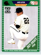 Jack Leiter [Green] Baseball Cards 2021 Pro Set Prices