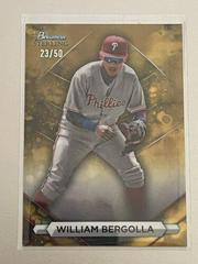 William Bergolla [Gold] #BSP-61 Baseball Cards 2023 Bowman Sterling Prices