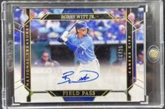 Bobby Witt Jr. [Holo Gold] Baseball Cards 2022 Panini National Treasures Field Pass Signatures Prices