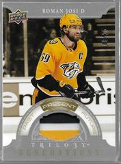 Roman Josi [Patch] Hockey Cards 2022 Upper Deck Trilogy Generations Prices