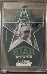 A. J. Brown [Green] Football Cards 2022 Panini Donruss Elite Star Watch Prices