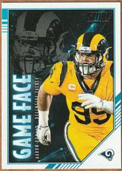 Aaron Donald #GF-AD Football Cards 2020 Panini Score Game Face Prices