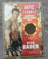 Ryan Bader Ufc Cards 2010 Topps UFC Main Event Fighter Relics Prices