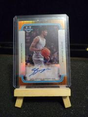 Shaedon Sharpe [Orange] Basketball Cards 2021 Bowman University 2003 Autographs Prices