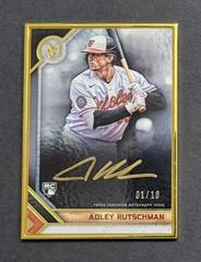 Adley Rutschman [Gold] #MFA-AR Baseball Cards 2023 Topps Museum Collection Framed Autographs Prices
