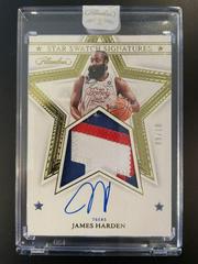 James Harden [Gold] #1 Basketball Cards 2022 Panini Flawless Star Swatch Signature Prices