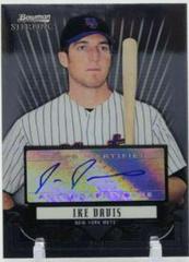 Ike Davis [Autograph Refractor] #IDA Baseball Cards 2008 Bowman Sterling Prospects Prices