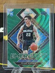 Franz Wagner [Green Wave] Basketball Cards 2021 Panini Prizm Emergent Prices
