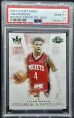 Jalen Green [Jade] #1 Basketball Cards 2022 Panini Court Kings Double Exposure Prices