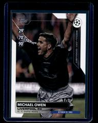 Michael Owen #HH-8 Soccer Cards 2023 Topps UEFA Club Historic Hat Trick Prices