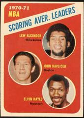 NBA Scoring Average Leaders #139 Basketball Cards 1971 Topps Prices