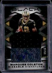 Marques Colston #SSJ-MCO Football Cards 2022 Panini Black Sizeable Signatures Jersey Prices