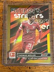 Thomas Muller [Gold] #FS-TM Soccer Cards 2022 Topps Finest Bundesliga Strikers Prices