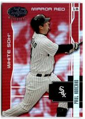 Paul Konerko [Mirror Blue Material] #42 Baseball Cards 2003 Leaf Certified Materials Prices