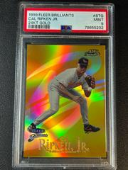 Cal Ripken Jr. [24KT Gold] #8TG Baseball Cards 1999 Fleer Brilliants Prices