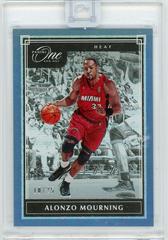 Alonzo Mourning [Blue] #180 Basketball Cards 2019 Panini One and One Prices