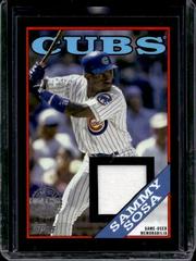 Sammy Sosa [Black] #88R-SS Baseball Cards 2023 Topps Series 1 1988 35th Anniversary Relics Prices