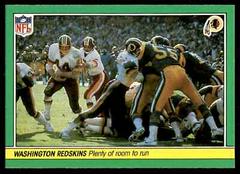 Washington Redskins [Plenty of Room to Run] Football Cards 1984 Fleer Team Action Prices