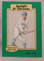 Mel Ott Baseball Cards 1987 All Time Greats Prices