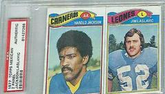Jackson, Laslavic [2 Panel] Football Cards 1977 Topps Mexican Prices