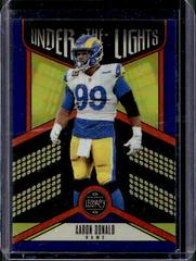 Aaron Donald [Sapphire] #UL-ADO Football Cards 2023 Panini Legacy Under the Lights Prices