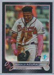 Ronald Acuna Jr. [Black] #200 Baseball Cards 2022 Topps 1st Edition Prices