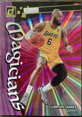 LeBron James [Pink Laser] #1 Basketball Cards 2022 Panini Donruss Magicians Prices
