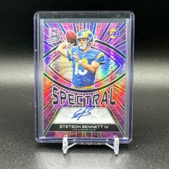Stetson Bennett IV [Pink Neon] #2 Football Cards 2023 Panini Spectra Spectral Signature Prices