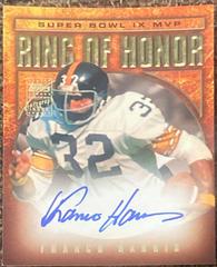 Franco Harris Football Cards 2002 Topps Ring of Honor Autographs Prices