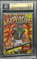 Ahmad 'Sauce' Gardner [Gold] #E40 Football Cards 2022 Panini Absolute Explosive Prices