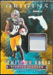 Diontae Johnson [Turquoise] #HR-DJO Football Cards 2022 Panini Origins Hometown Roots Prices