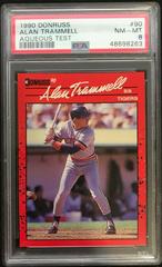 Alan Trammell Baseball Cards 1990 Donruss Aqueous Test Prices