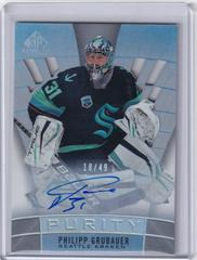Philipp Grubauer [Autograph] Hockey Cards 2021 SP Game Used Purity Prices