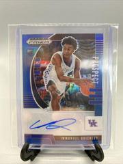 Immanuel Quickley [Blue Prizm] Basketball Cards 2020 Panini Prizm Draft Picks Autographs Prices