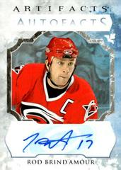 Rod Brind'Amour #AF-RB Hockey Cards 2023 Upper Deck Artifacts Autograph Facts Prices